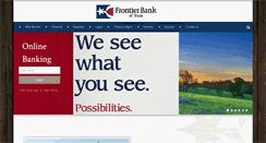 Desktop Screenshot of frontierbankoftexas.com